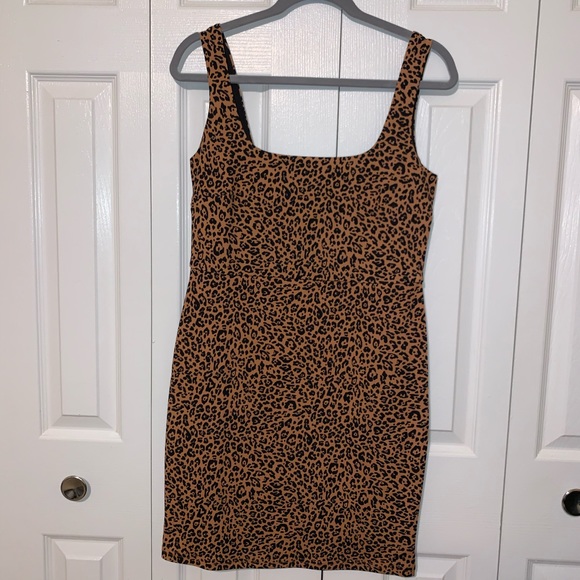 Leopard print mini dress - Picture 3 of 4